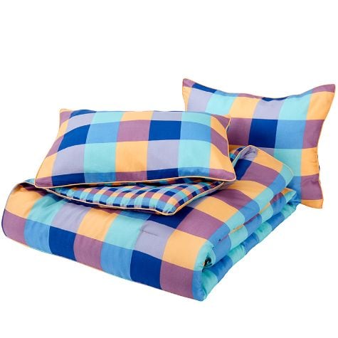Summer Buffalo Plaid Comforter Set or Pillow