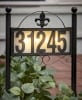 Solar House Number Display Stakes - Double Stake
