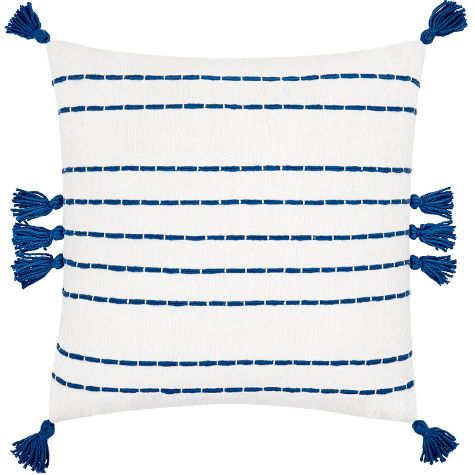 Coastal-Inspired Accent Pillows - Tassel