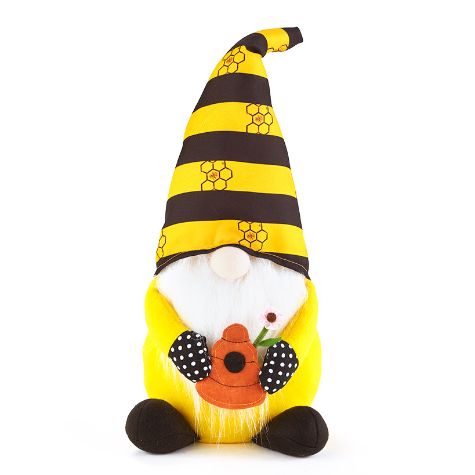 Lighted Garden Friend Gnomes - Bumble Bee