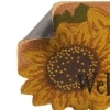 Shaped Harvest-Themed Coir Doormats - Sunflower