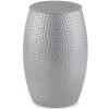 Hammered Metal Accent Stools