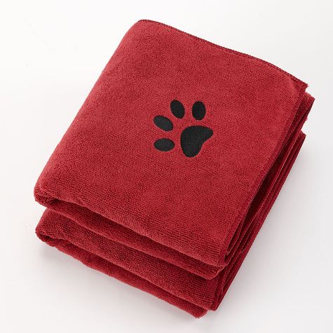 Set of 2 Oversized Microfiber Pet Towels