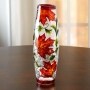 Lighted Handpainted Glass Vases