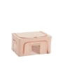 Springtime Collapsible Storage Boxes with Windows - Small Storage Bin Impatiens Pink