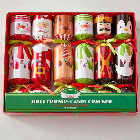 Set of 6 Holiday Candy Crackers