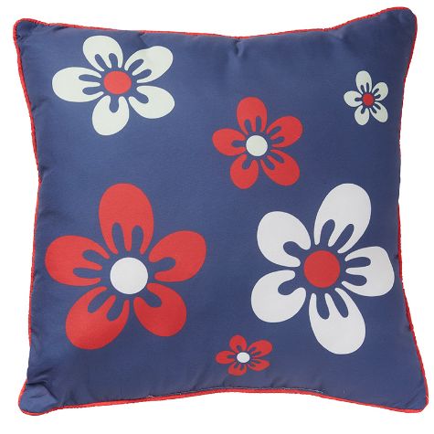 Floral Check Quilt Ensemble - Accent Pillow