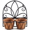 Decorative Wall Planters with Coir Liners