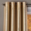 Solid Faux Silk Blackout Curtains