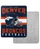 NFL Cozy Fleece & Sherpa Throws - Broncos