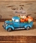 Vintage Lighted Harvest Pickup Trucks - Give Thanks