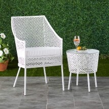 Metal Chair with Cushion or Table Outdoor Furniture