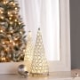 Holiday Glitz Lighted Tabletop Trees - 12" Lighted Tabletop Tree