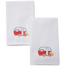 Floral Camper Bath Collection - Set of 2 Hand Towels