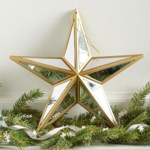 Golden Holiday Tabletop Star
