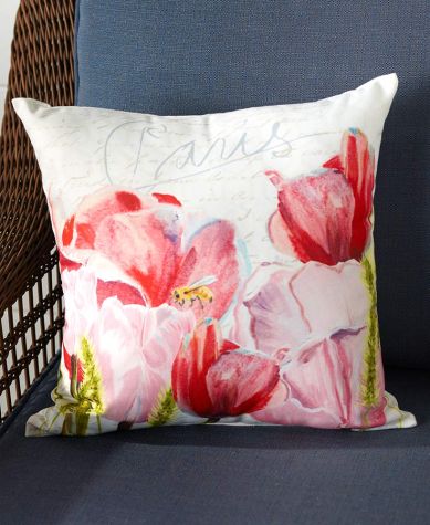 Indoor/Outdoor Floral Pillows