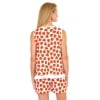 Novelty Print Shorty Pajama Sets - Strawberry Medium