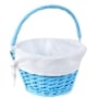 Colorful Wicker Easter Baskets - Light Blue