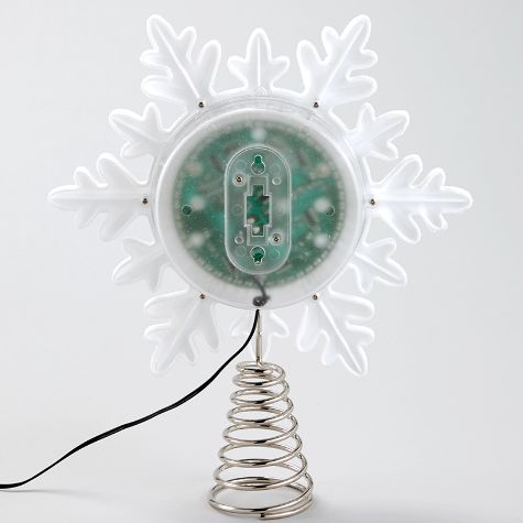 Lighted Snowflake Tree Topper