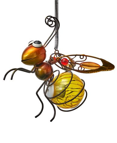 "Flying" Solar Bugs - Gold Bee