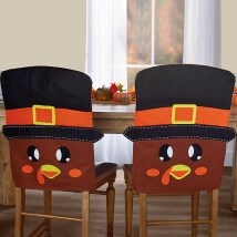Sets of 2 Holiday Dining Chair Covers