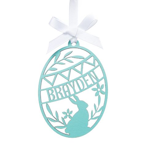 Personalized Wood Easter Egg Tags