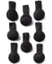 Sets of 8 Furniture Floor Protector Socks - Black