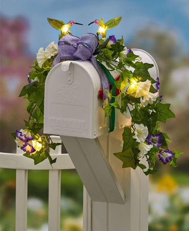 Themed Solar Mailbox Swags