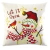 Christmas Themed LED Lighted Accent Pillows