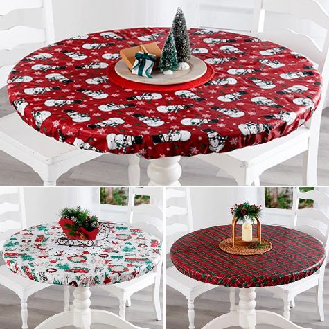 Custom Fit Christmas Table Covers