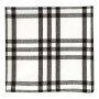 Homestead Plaid Tablecloth or Napkins - White Plaid 60"x84" Tablecloth