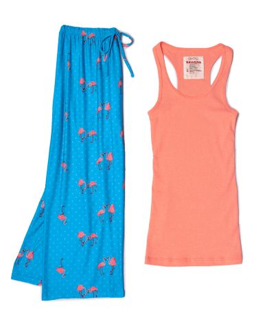 Knit Tank and Capri Pajama Sets