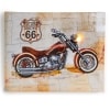 Vintage Motorcycle Home Decor - Lighted Wall Art