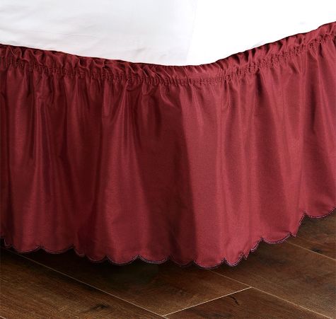 Scalloped Ruffle Bed Skirts