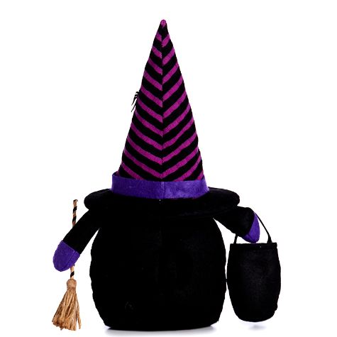 Lighted Trick or Treater Gnomes - Witch