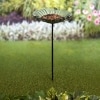 Glass Garden Stake Birdbaths