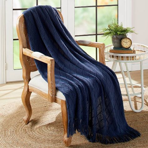 Cable Knit Cozy Throws