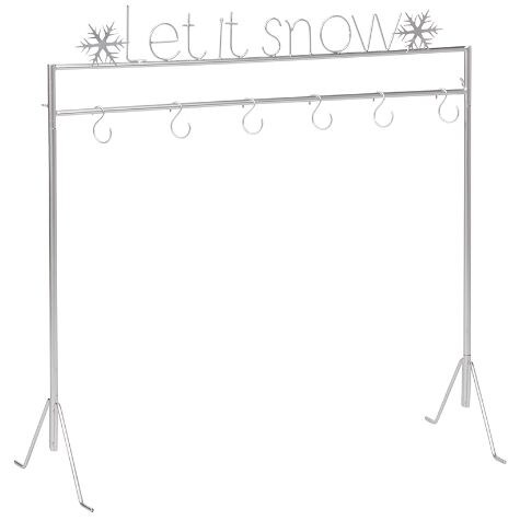 Snowflake Stocking Holder Stand