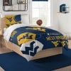 NCAA Hexagon Comforter Set - West Virgina Twin
