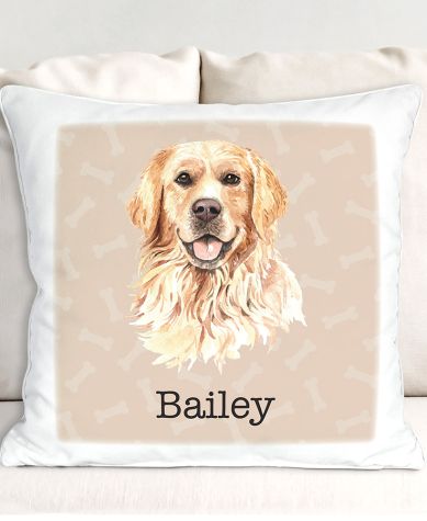 Personalized Dog Breed Sherpa Throw or Pillow - Pillow