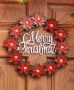 Seasonal Metal Wreaths - Merry Christmas