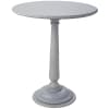 Distressed Finish Round End Tables - Gray