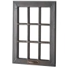 Distressed Wood Windowpane or Arch Mirrors