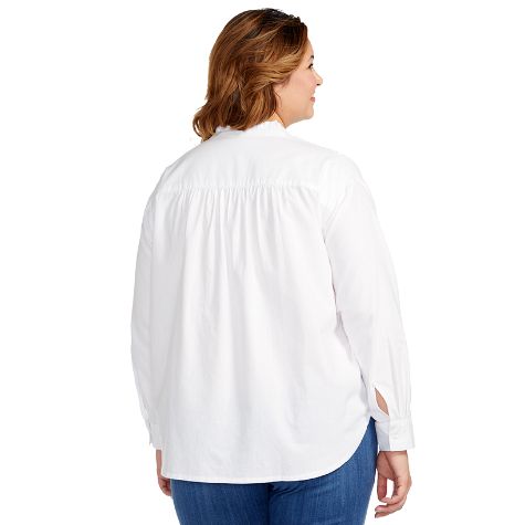 White Button Down Shirt - 2X