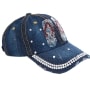 Bling-Embellished Baseball Hats