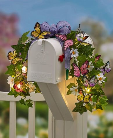 Themed Solar Mailbox Swags