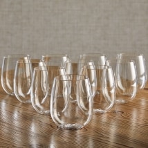 Set of 10 16 Oz. Stemless Wine Glasses