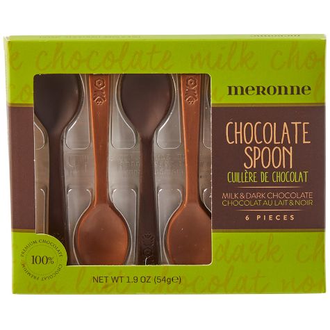Set of 6 Milk & Dark Chocolate Spoons