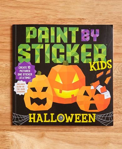 Seasonal Kids' Paint By Sticker Books - Halloween
