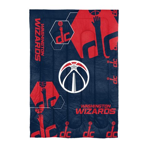 NBA Hexagon Comforter Sets - Wizards Twin